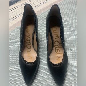 Sam Edelman Black Studded Heels